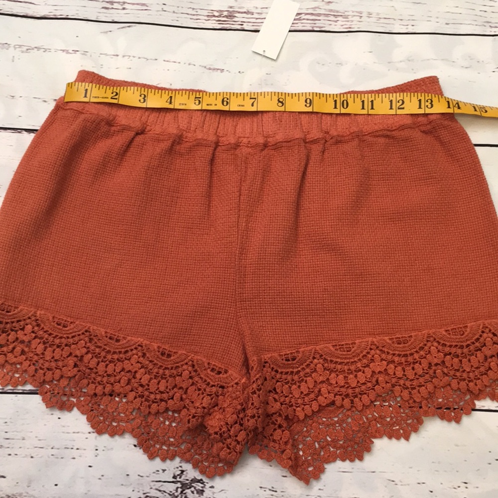 NWT indigo rein wiven shorts - Picture 6 of 7